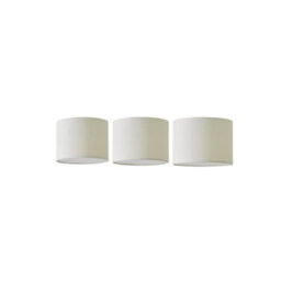 Valuelights Torbery Set Of 3 Cream Nesting Ceiling Light Shades (D)30Cm - thumbnail 6