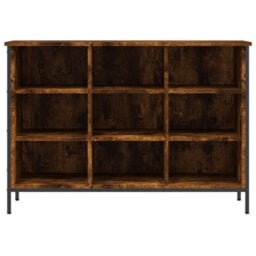 Walplus Shoe Cabinet Smoked Oak 100X35X70 Cm Engineered Wood - thumbnail 4