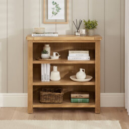 The Furniture Market Marbury Oak Small Low Bookcase - thumbnail 2