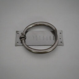 Spira Brass Flamingo Door Knocker Matt Black - thumbnail 3