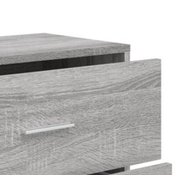 Berkfield Sideboards 2 Pcs Grey Sonoma 60X31X84 Cm Engineered Wood - thumbnail 8