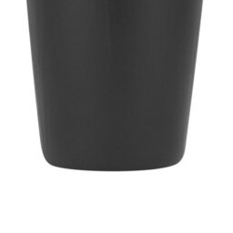 Beliani Black Stoneware Table Vase 33Cm With Sculpted Rim For Modern Interiors - thumbnail 5