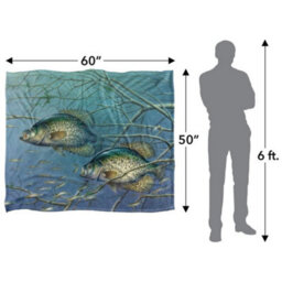 Jq Licensing Silky Crappie Fishing Supersoft Blanket Multicoloured (One Size) - thumbnail 5