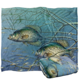Jq Licensing Silky Crappie Fishing Supersoft Blanket Multicoloured (One Size) - thumbnail 2
