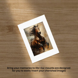 Ak Frames A4 White Picture Mounts To Fit A5 Aperture Size - Mount Board Only (No Frame Included) - thumbnail 5