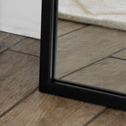 Jōbū Jobu Home - Takara, Full Length Black Metal Rectangle Mirror - 150Cm X 60Cm - thumbnail 6