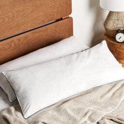 Wyld And Coco Japara Cotton Bed Pillows 2-Pack 40 X 80 Cm White - Adaptive Microfibre Filling, Oeko-Tex Certified - thumbnail 2