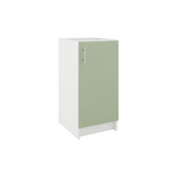 Jd Greta Kitchen Base Unit 400mm Storage Cabinet With Door Shelf 40Cm - Sage Green Matt