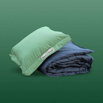 Slumberdown Unwind Outside Outdoor Heavy Duty Waterproof Cover 2 In 1 Blanket Cushion For Garden Campervan Camping 45X45Cm - image 1