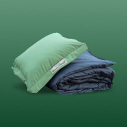 Slumberdown Unwind Outside Outdoor Heavy Duty Waterproof Cover 2 In 1 Blanket Cushion For Garden Campervan Camping 45X45Cm - thumbnail 1