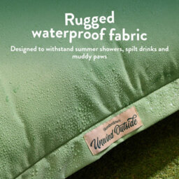 Slumberdown Unwind Outside Outdoor Heavy Duty Waterproof Cover 2 In 1 Blanket Cushion For Garden Campervan Camping 45X45Cm - thumbnail 3