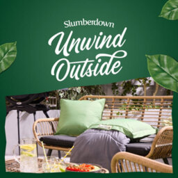 Slumberdown Unwind Outside Outdoor Heavy Duty Waterproof Cover 2 In 1 Blanket Cushion For Garden Campervan Camping 45X45Cm - thumbnail 7