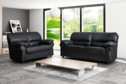 Rota Donna Exclusives Furniture Stop - Saga 3+2 Coventry Leather Sofa Set - thumbnail 1