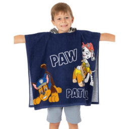 Paw Patrol Childrens/kids Camo Hooded Towel Navy/grey (One Size) - thumbnail 6
