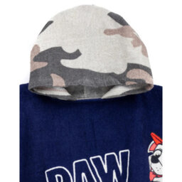 Paw Patrol Childrens/kids Camo Hooded Towel Navy/grey (One Size) - thumbnail 5