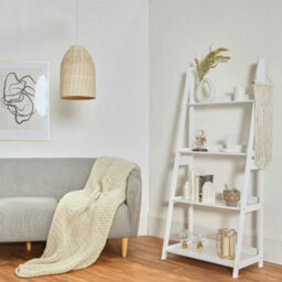 Natural Wicker Ceiling Light Shade Pendant Lampshade Easy Fit Scandi Boho Rattan - thumbnail 6