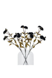 Black Chrysanthemum Artificial Flower For Gothic & Modern Decor - thumbnail 5