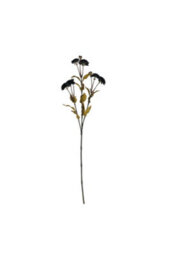 Black Chrysanthemum Artificial Flower For Gothic & Modern Decor - thumbnail 3