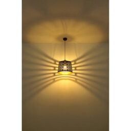 Luminosa Lighting Luminosa Ablona 35Cm Cylindrical Pendant Ceiling Light Matt Black 1X E27 - thumbnail 5
