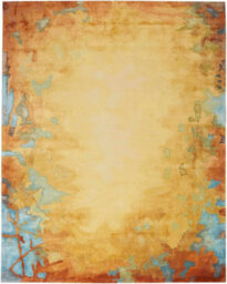Gold Multicolor Wool Abstract ,luxurious Modern Optical/ (3D) Rug For Living Room And Bedroom-168Cm X 226Cm - thumbnail 8