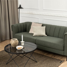 Furniture To Go Cuxton Black Coffee Table, With Smoked Glass Top - thumbnail 6