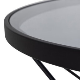 Furniture To Go Cuxton Black Coffee Table, With Smoked Glass Top - thumbnail 8