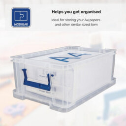 4 Bankers Box 10L Clear Plastic Storage Box With Lid Super Strong Plastic Box 140 X 340 X 215mm Pack Of 4 - thumbnail 4