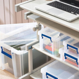 4 Bankers Box 10L Clear Plastic Storage Box With Lid Super Strong Plastic Box 140 X 340 X 215mm Pack Of 4 - thumbnail 9