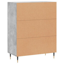 Berkfield Classic Sideboard Concrete Grey 69.5X34X90 Cm Engineered Wood - thumbnail 8