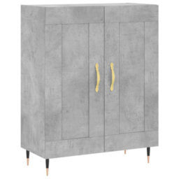 Berkfield Classic Sideboard Concrete Grey 69.5X34X90 Cm Engineered Wood - thumbnail 1