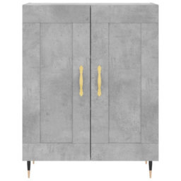 Berkfield Classic Sideboard Concrete Grey 69.5X34X90 Cm Engineered Wood - thumbnail 5