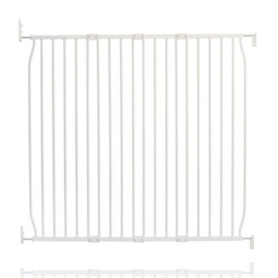 Safetots Screw Fit Metal Baby Gate, White, 110Cm - 120Cm - image 1