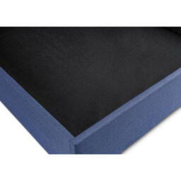 Julian Bowen Rialto 135Cm Double Dark Blue Linen Style Fabric Lift-Up Ottoman Storage Bed - thumbnail 8