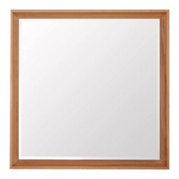 Orsina Stylish Design Square Wall Mirror, Mid Century Hallway Mirror For Livingroom, Elegant Modern Mirror - thumbnail 1