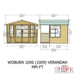 Shire Woburn 10X9 Shiplap Rooms For The Garden - thumbnail 2