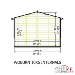 Shire Woburn 10X9 Shiplap Rooms For The Garden - thumbnail 3