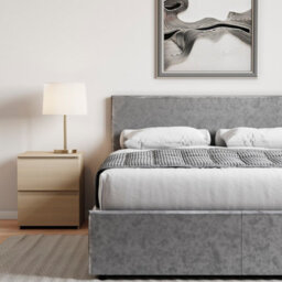 Lassic Vida Designs Veronica Silver Velvet Ukfr 4Ft6 Double Ottoman Bed Frame, 190 X 135Cm - thumbnail 5