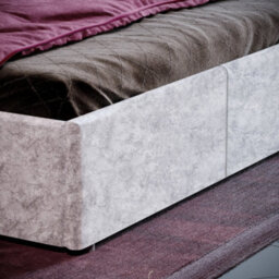 Lassic Vida Designs Veronica Silver Velvet Ukfr 4Ft6 Double Ottoman Bed Frame, 190 X 135Cm - thumbnail 8