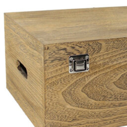 Red Hamper Wb045 Wood 40Cm Oak Effect Wooden Box - thumbnail 2