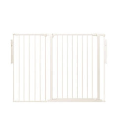 Safetots Premium Extra Tall Room Divider, Up To 128Cm Wide, White, 105Cm Tall, Multi Panel Barrier For Baby And Toddler - thumbnail 1
