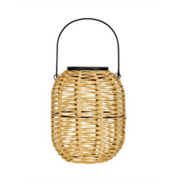 Pauleen 48168 Sunshine Treasure Solar Lantern For The Balcony Or Garden Beige Outdoor Lighting Plastic, Rattan Solar - thumbnail 1