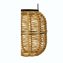 Pauleen 48168 Sunshine Treasure Solar Lantern For The Balcony Or Garden Beige Outdoor Lighting Plastic, Rattan Solar - thumbnail 3