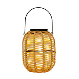 Pauleen 48168 Sunshine Treasure Solar Lantern For The Balcony Or Garden Beige Outdoor Lighting Plastic, Rattan Solar - thumbnail 2