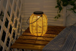Pauleen 48168 Sunshine Treasure Solar Lantern For The Balcony Or Garden Beige Outdoor Lighting Plastic, Rattan Solar - thumbnail 4