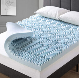Groundlevel Cooling Air Flow Memory Foam Mattress Topper - 4Ft Small Double 2 Inch - thumbnail 2