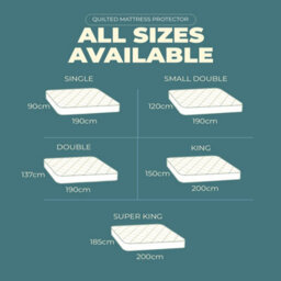 Nod Off Quilted Waterproof Mattress Protector Quilted Bed Mattress Hypoallergenic And Noiseless Fitted Sheet Cover - King - thumbnail 6