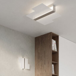 Luminosa Lighting Luminosa Massimo 2 Light Flush Wall Light White, Chrome, G9 - thumbnail 8