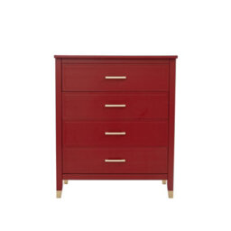 Palazzi 4 Drawer Chest Of Drawers Red - thumbnail 3