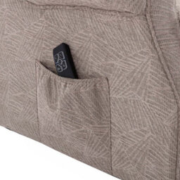 More4Homes Ashfield Electric Fabric Dual Motor Riser Rise Recliner Lift Mobility Tilt Chair Mocha - thumbnail 5