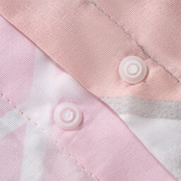 Ohs Marble Duvet Cover Pillowcase Bedding Reversible Quilt Set, Blush - Double - thumbnail 6